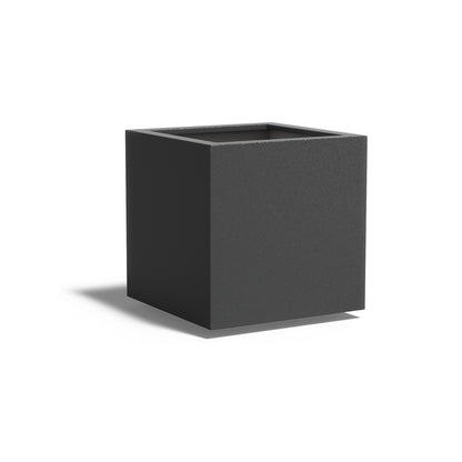 Pflanzkübel ADEZZ CARREZ aus Fiberglas mit Rollen, 80 × 80 × 80 cm – Modellabbildung