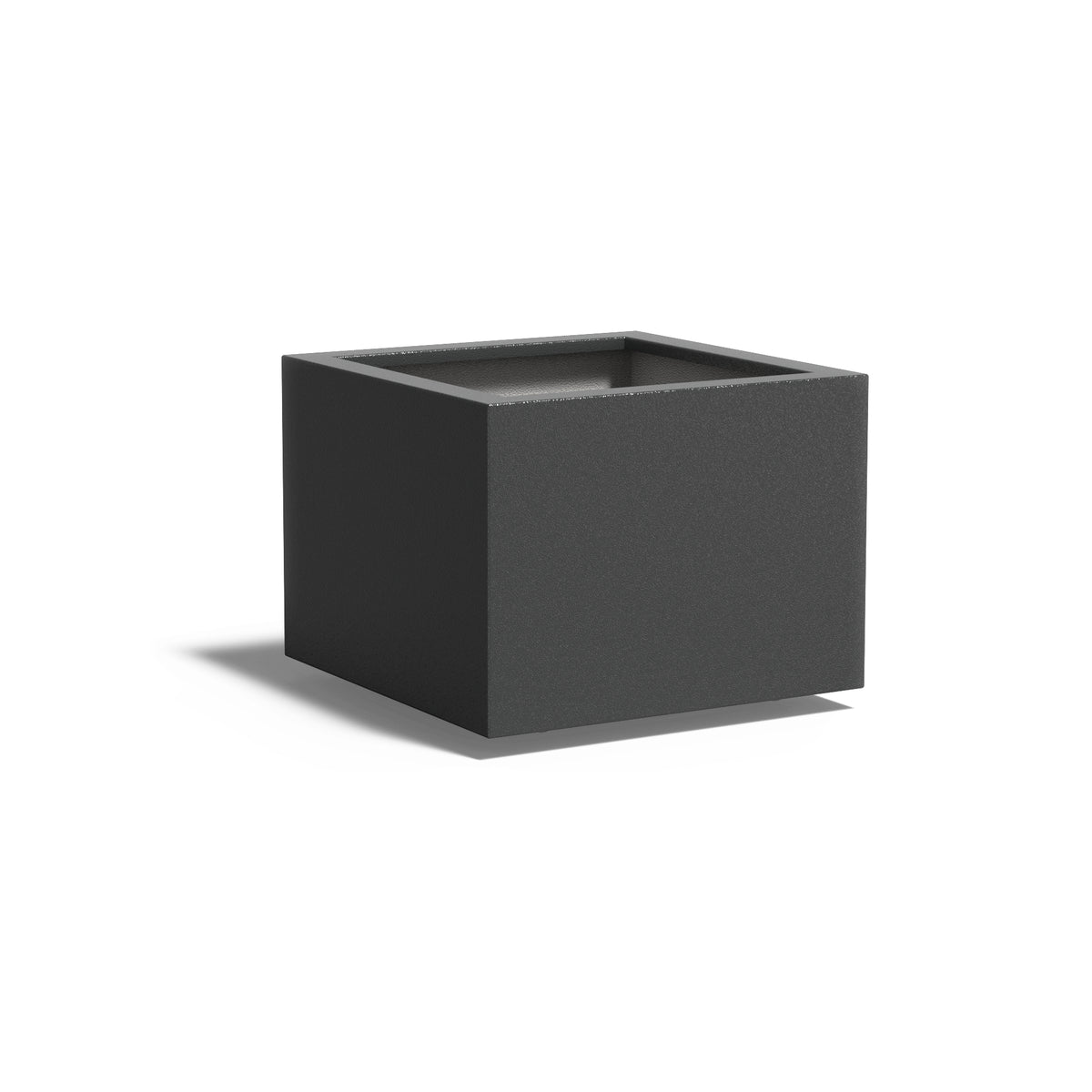 Pflanzkübel ADEZZ CARREZ aus Fiberglas mit Rollen, 80 × 80 × 60 cm – Modellabbildung