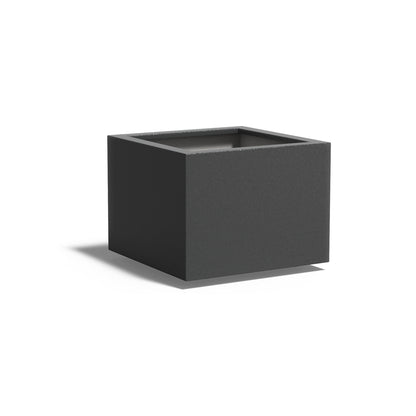 Pflanzkübel ADEZZ CARREZ aus Fiberglas mit Rollen, 80 × 80 × 60 cm – Modellabbildung