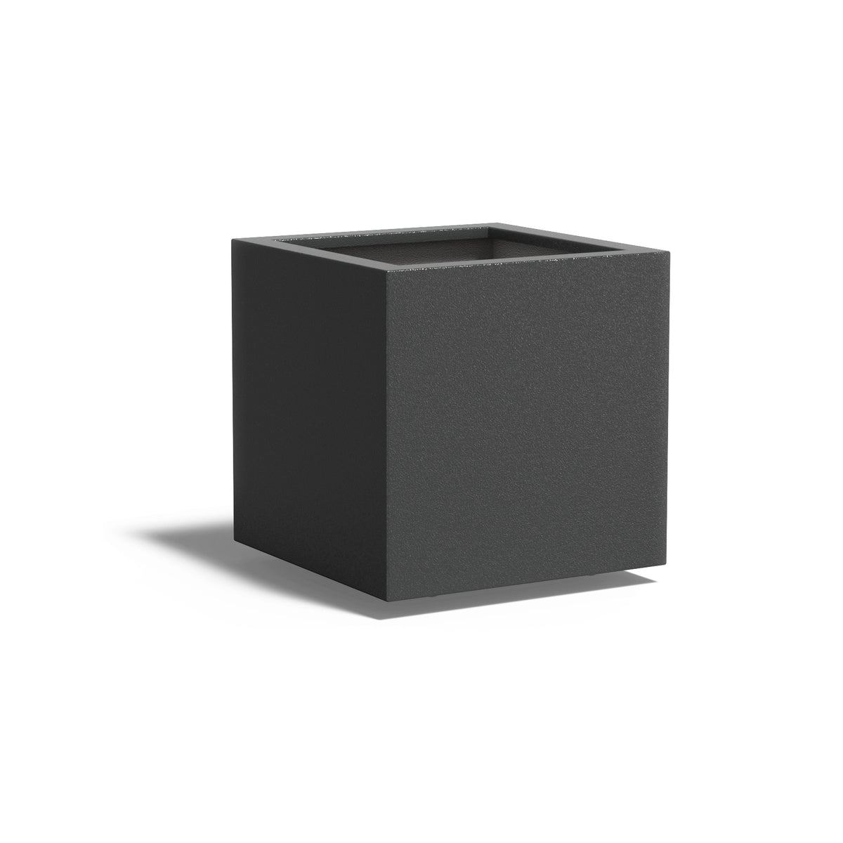 Pflanzkübel ADEZZ CARREZ aus Fiberglas mit Rollen, 70 × 70 × 70 cm – Modellabbildung