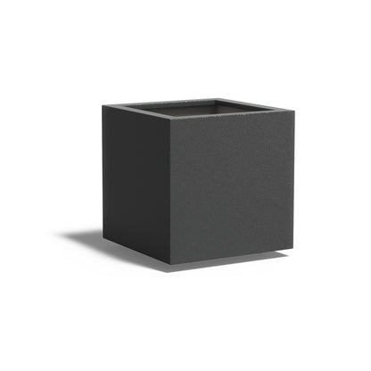 Pflanzkübel ADEZZ CARREZ aus Fiberglas mit Rollen, 70 × 70 × 70 cm – Modellabbildung
