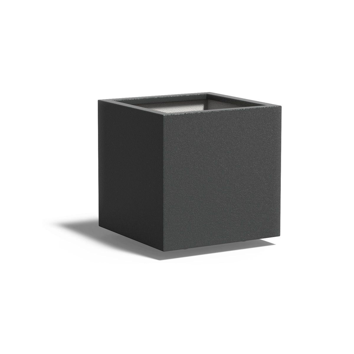 Pflanzkübel ADEZZ CARREZ aus Fiberglas mit Rollen, 60 × 60 × 60 cm – Modellabbildung