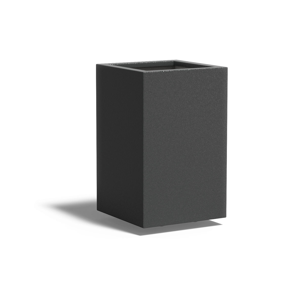 Pflanzkübel ADEZZ CARREZ aus Fiberglas mit Rollen, 50 × 50 × 80 cm – Modellabbildung