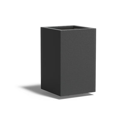 Pflanzkübel ADEZZ CARREZ aus Fiberglas mit Rollen, 50 × 50 × 80 cm – Modellabbildung