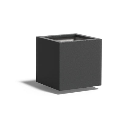 Pflanzkübel ADEZZ CARREZ aus Fiberglas mit Rollen, 50 × 50 × 50 cm – Modellabbildung