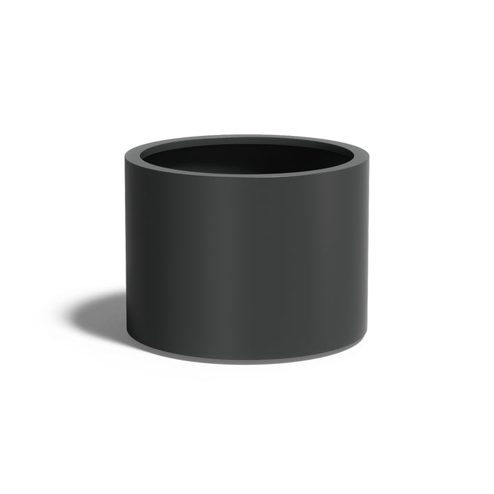 Pflanzkübel ADEZZ CIRCUM aus Aluminium, Ø 80 × 40 cm – Modellabbildung