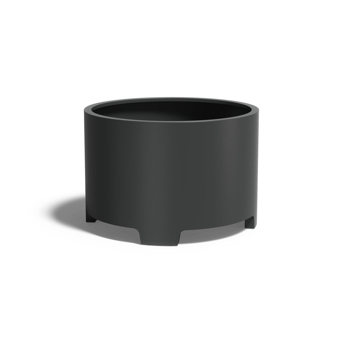 Pflanzkübel ADEZZ CIRCUM aus Aluminium, Ø 120 × 80 cm – Modellabbildung