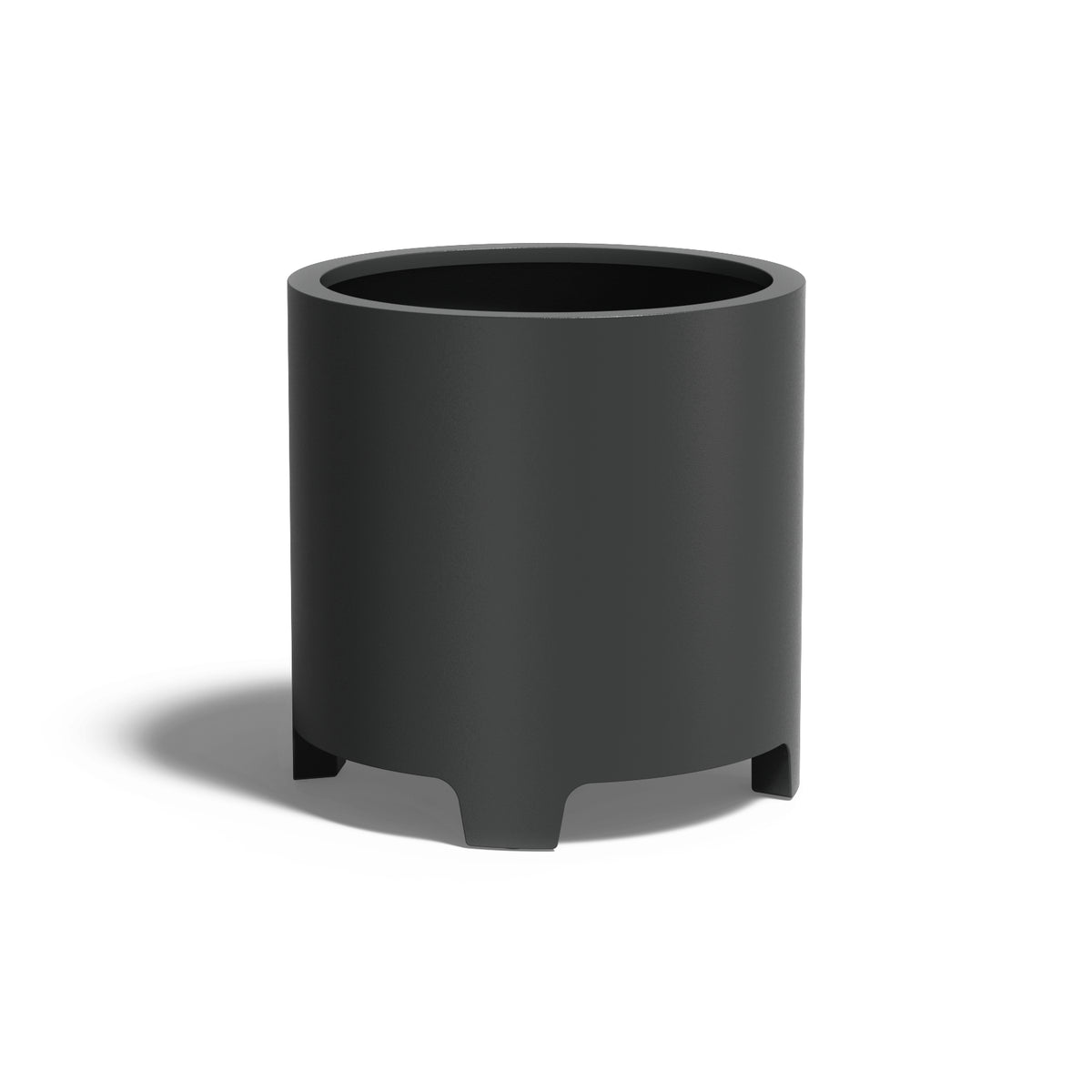 Pflanzkübel ADEZZ CIRCUM aus Aluminium, Ø 80 × 80 cm – Modellabbildung