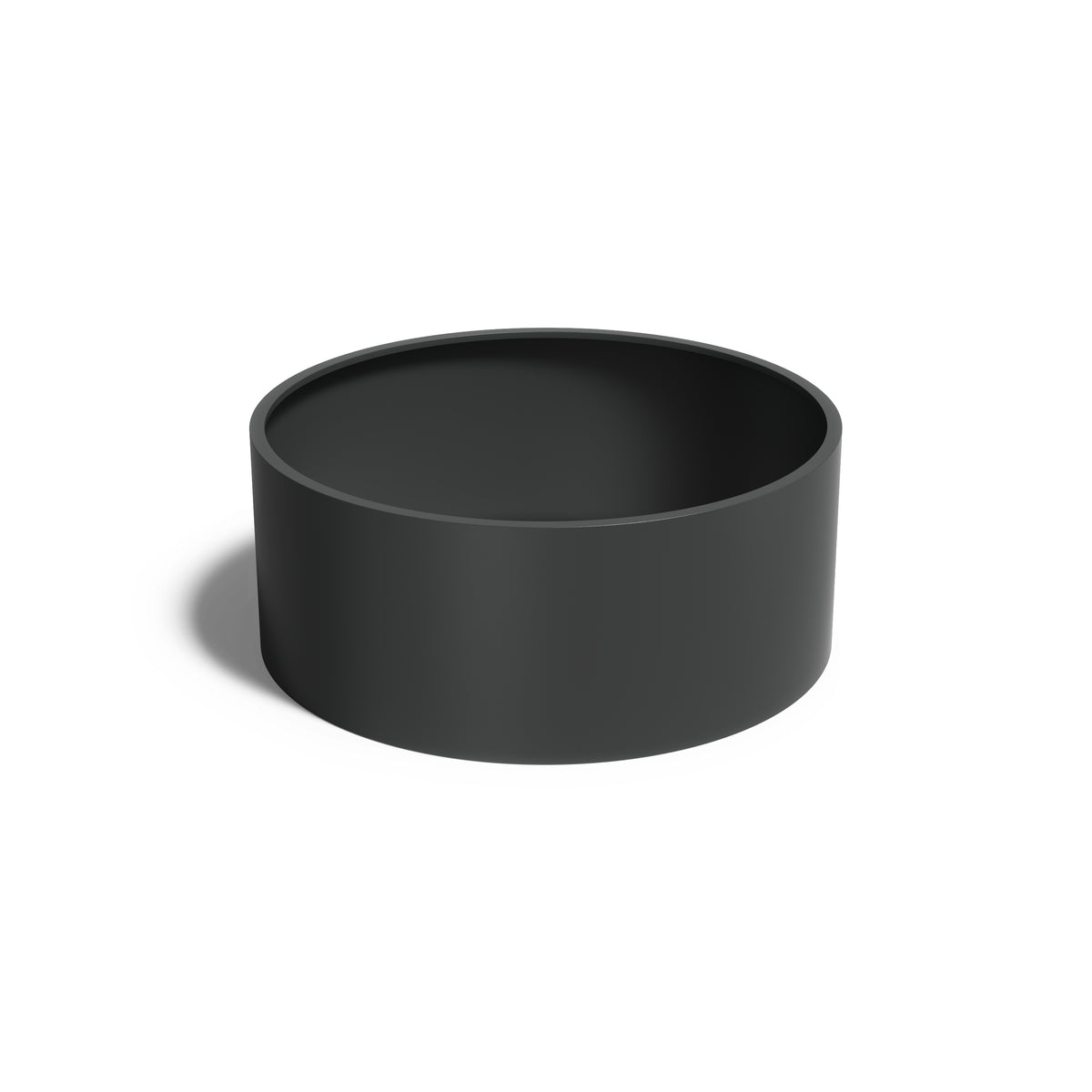 Pflanzkübel ADEZZ CIRCUM aus Aluminium, Ø 200 × 80 cm – Modellabbildung