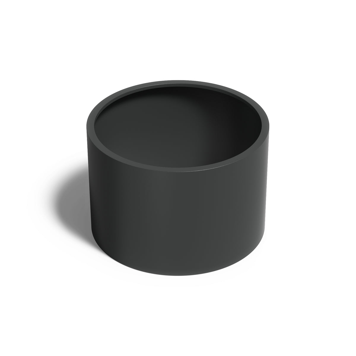 Pflanzkübel ADEZZ CIRCUM aus Aluminium, Ø 120 × 80 cm – Modellabbildung
