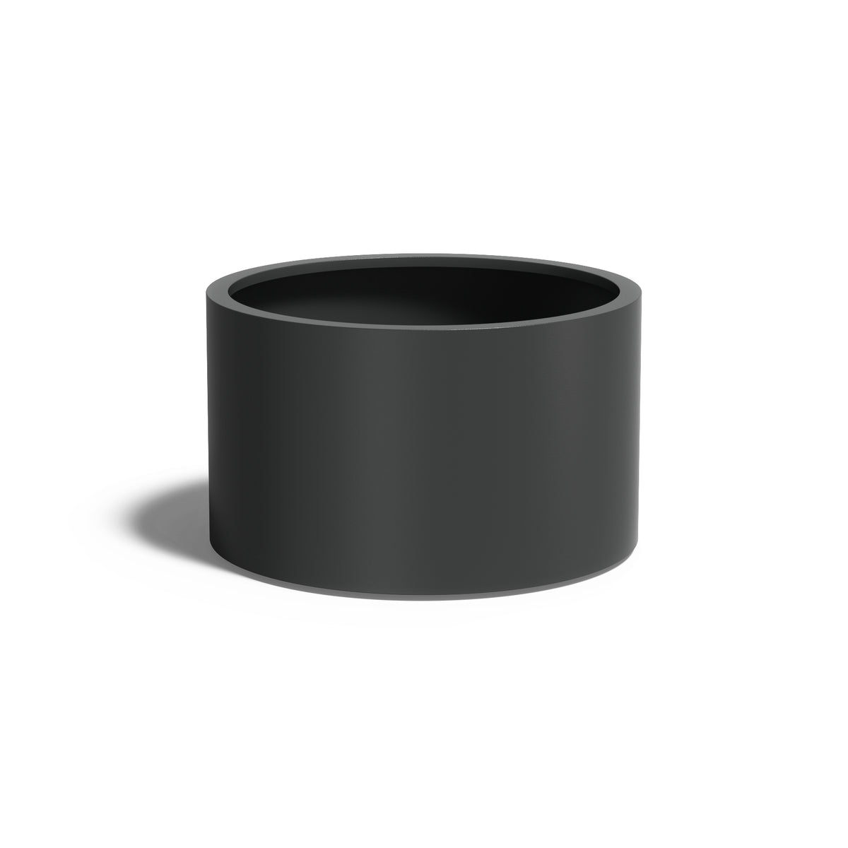 Pflanzkübel ADEZZ CIRCUM aus Aluminium, Ø 100 × 60 cm – Modellabbildung