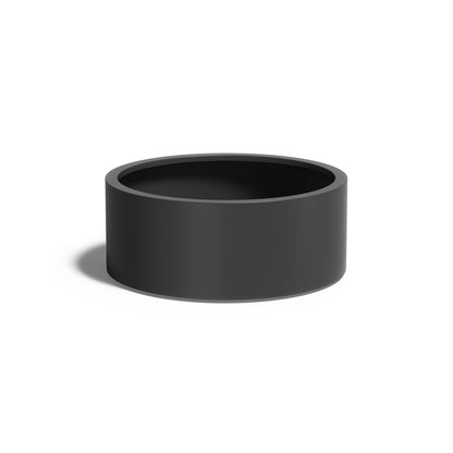 Pflanzkübel ADEZZ CIRCUM aus Aluminium, Ø 100 × 40 cm – Modellabbildung