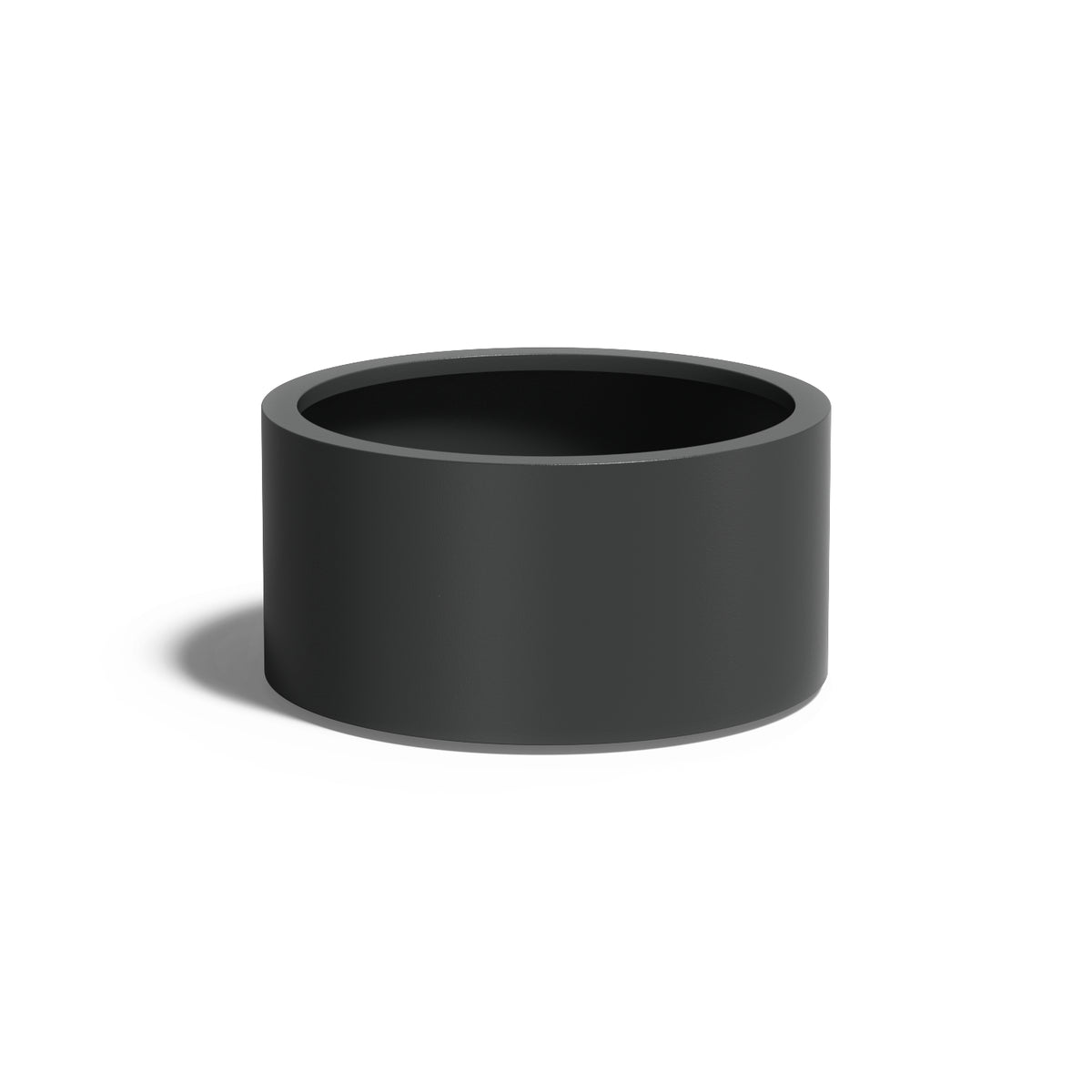 Pflanzkübel ADEZZ CIRCUM aus Aluminium, Ø 80 × 40 cm – Modellabbildung