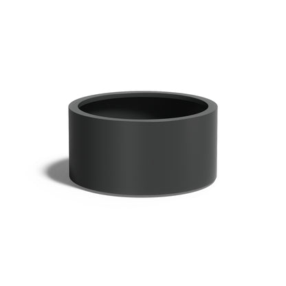 Pflanzkübel ADEZZ CIRCUM aus Aluminium, Ø 80 × 40 cm – Modellabbildung