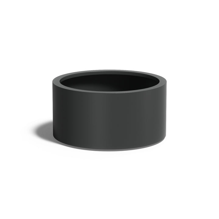 Pflanzkübel ADEZZ CIRCUM aus Aluminium, Ø 80 × 40 cm – Modellabbildung
