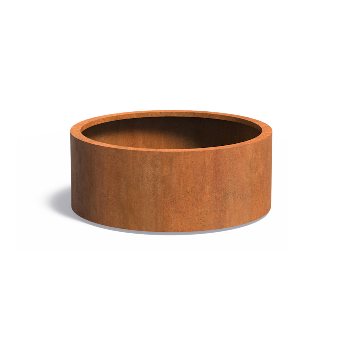 Pflanzkübel ADEZZ CIRCUM aus Cortenstahl, Ø 100 × 40 cm – Modellabbildung
