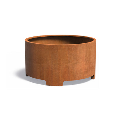 Pflanzkübel ADEZZ CIRCUM aus Cortenstahl, Ø 150 × 80 cm – Modellabbildung