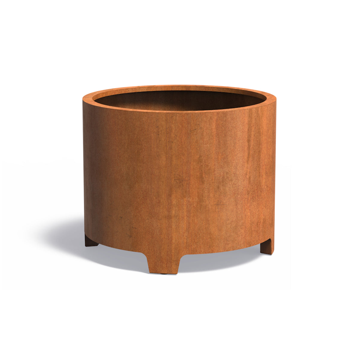 Pflanzkübel ADEZZ CIRCUM aus Cortenstahl, Ø 100 × 80 cm – Modellabbildung
