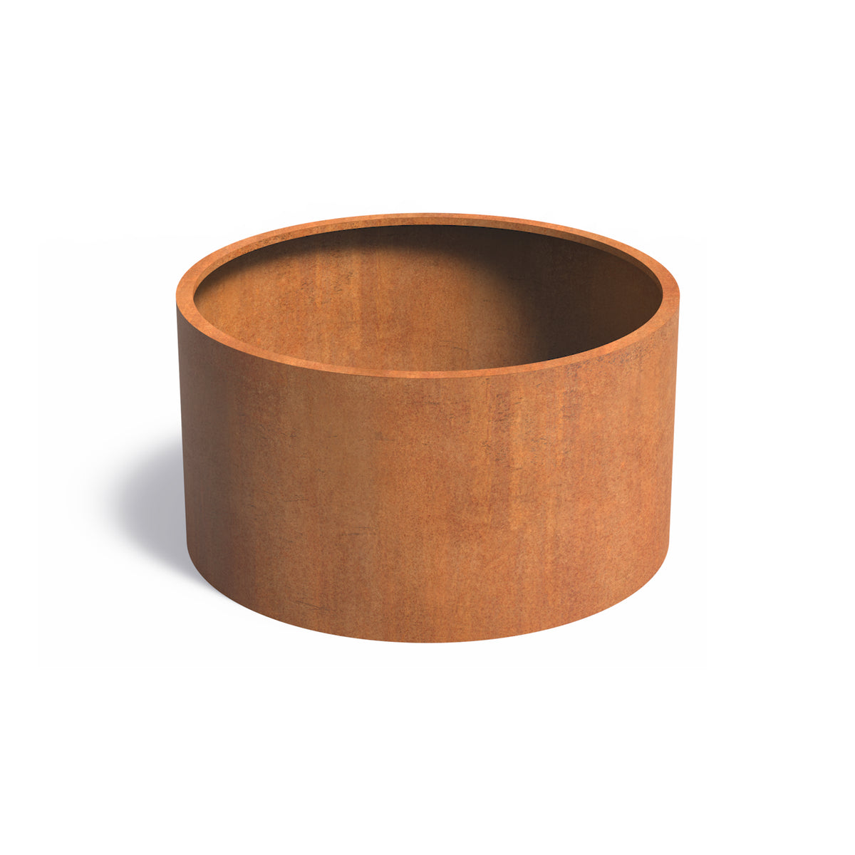 Pflanzkübel ADEZZ CIRCUM aus Cortenstahl, Ø 150 × 80 cm – Modellabbildung