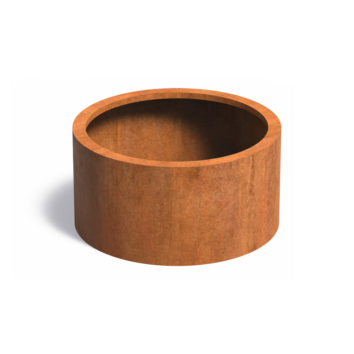 Pflanzkübel ADEZZ CIRCUM aus Cortenstahl, Ø 80 × 40 cm – Modellabbildung