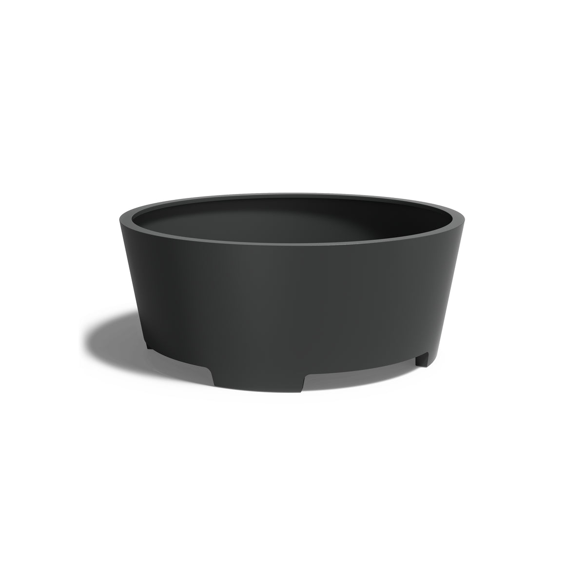 Pflanzkübel ADEZZ CONIC aus Aluminium, Ø 200 × 80 cm – Modellabbildung