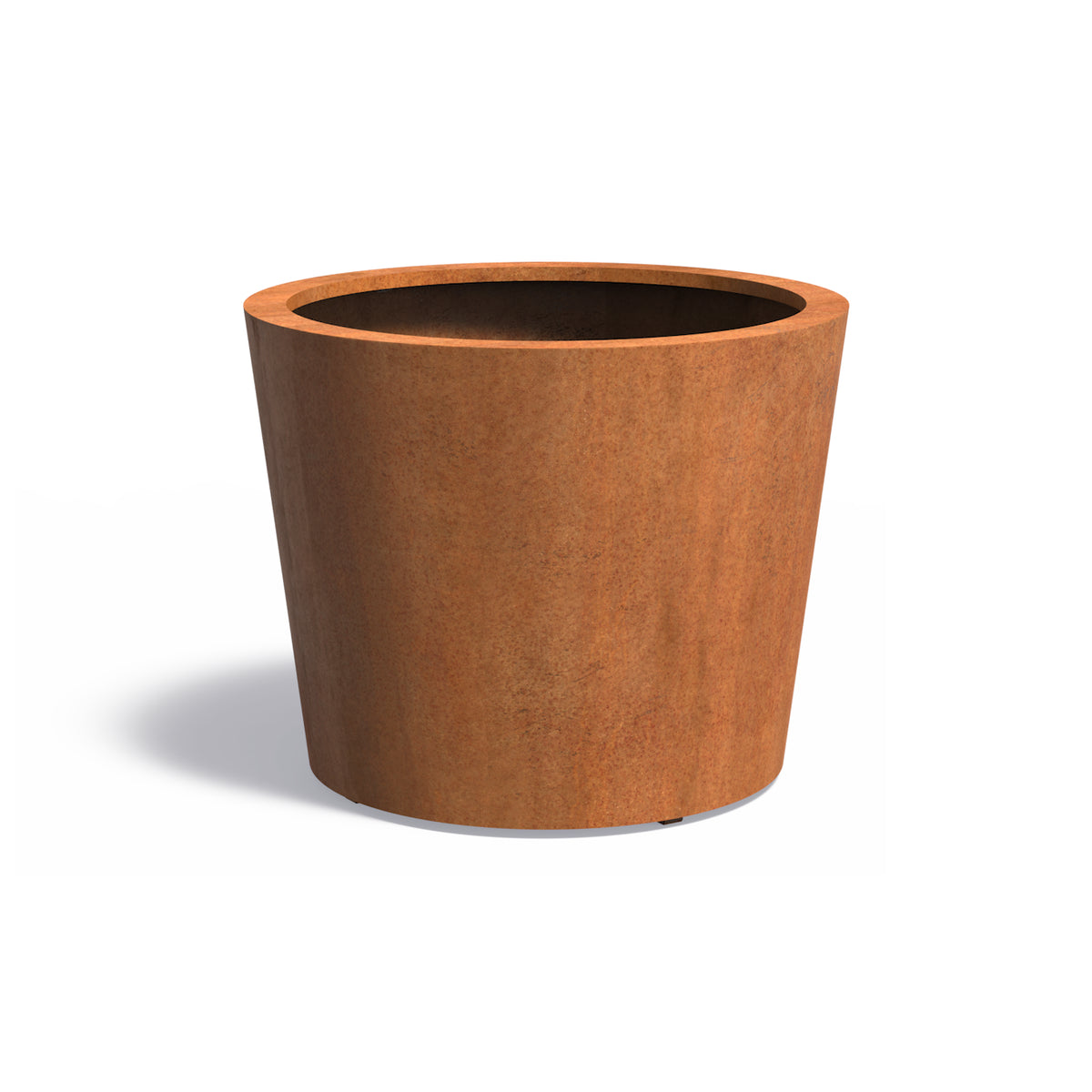 Pflanzkübel ADEZZ CONIC aus Cortenstahl, Ø 100 × 80 cm – Modellabbildung