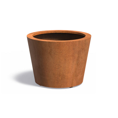 Pflanzkübel ADEZZ CONIC aus Cortenstahl, Ø 80 × 60 cm – Modellabbildung