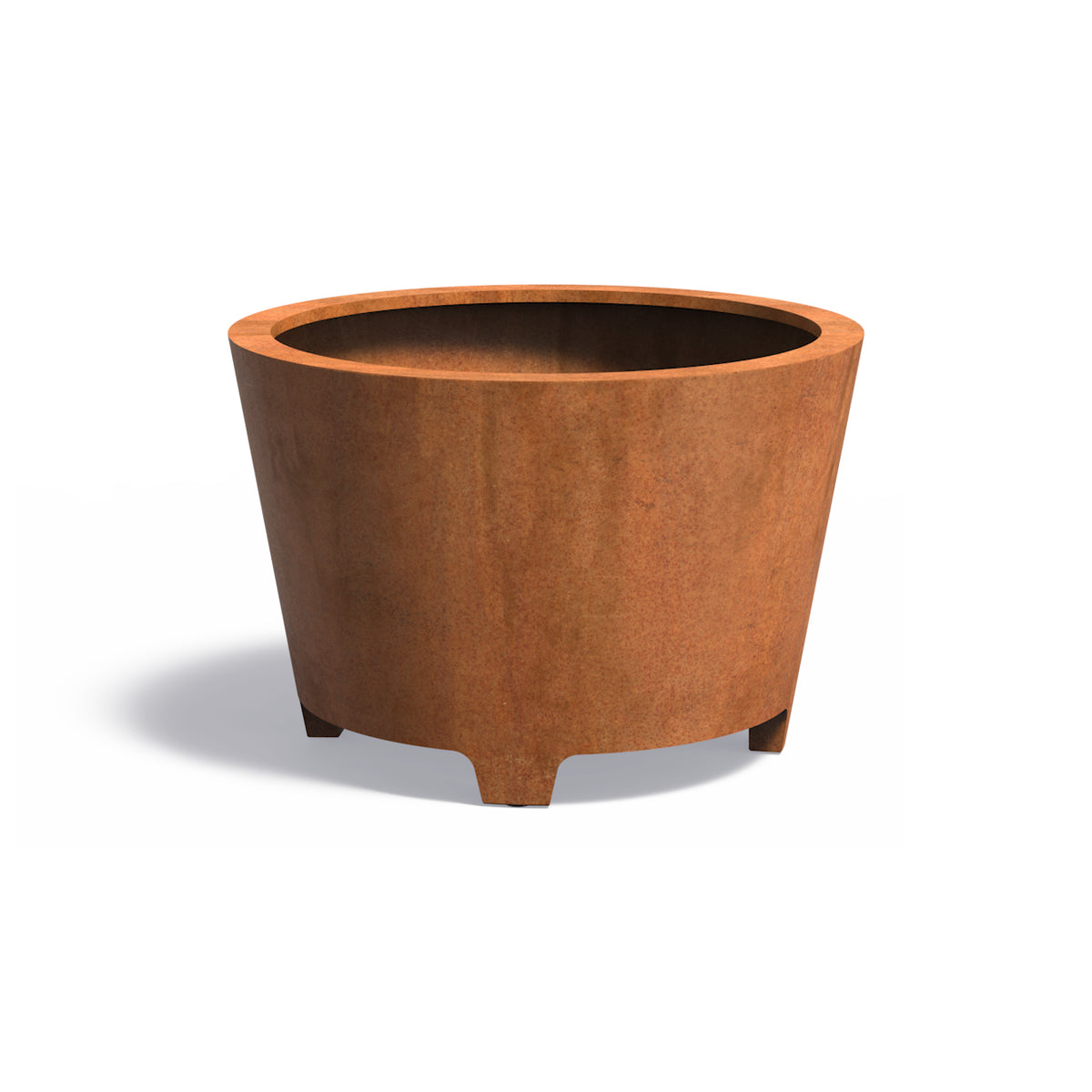 Pflanzkübel ADEZZ CONIC aus Cortenstahl, Ø 120 × 80 cm – Modellabbildung
