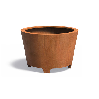 Pflanzkübel ADEZZ CONIC aus Cortenstahl, Ø 120 × 80 cm – Modellabbildung