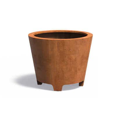 Pflanzkübel ADEZZ CONIC aus Cortenstahl, Ø 100 × 80 cm – Modellabbildung