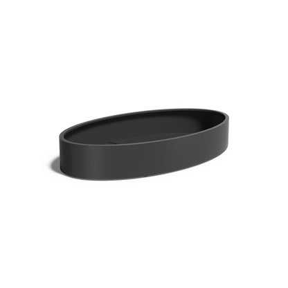 Pflanzkübel ADEZZ ELLIPSE aus Aluminium, 280 × 160 × 40 cm – Modellabbildung