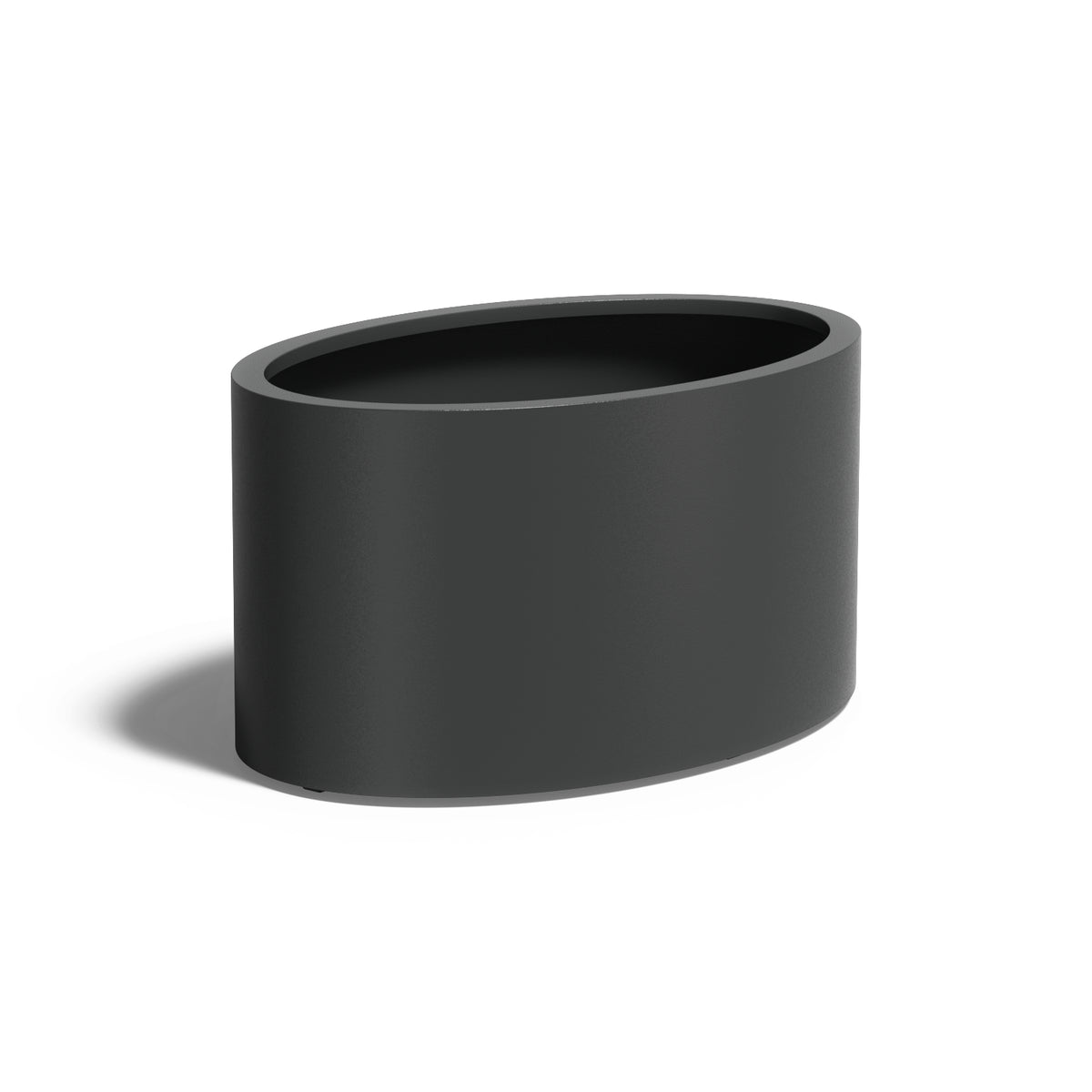Pflanzkübel ADEZZ ELLIPSE aus Aluminium, 120 × 80 × 60 cm – Modellabbildung