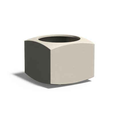 Pflanzkübel ADEZZ NOOA aus Aluminium, 60 × 60 × 50 cm – Modellabbildung