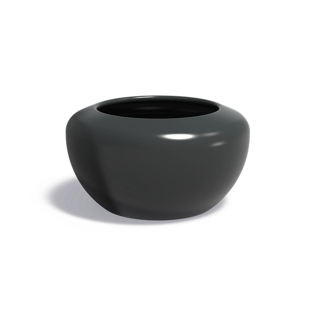 Pflanzkübel ADEZZ ONYX aus Aluminium, Ø 98 × 54 cm