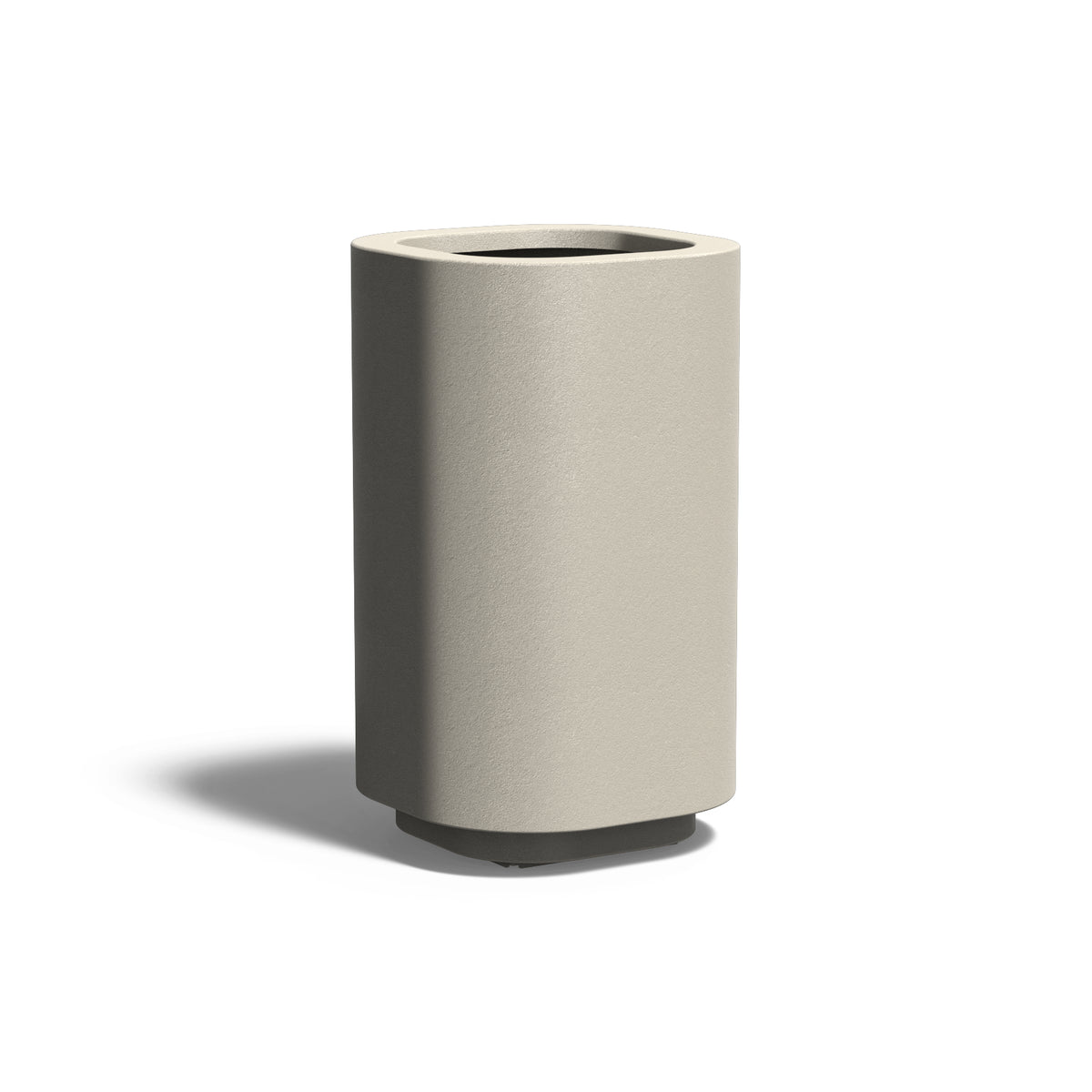 Pflanzkübel ADEZZ ROHIN aus Aluminium, 70 × 70 × 120 cm – Modellabbildung