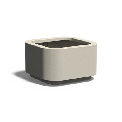 Pflanzkübel ADEZZ ROHIN aus Aluminium, 100 × 100 × 60 cm – Modellabbildung