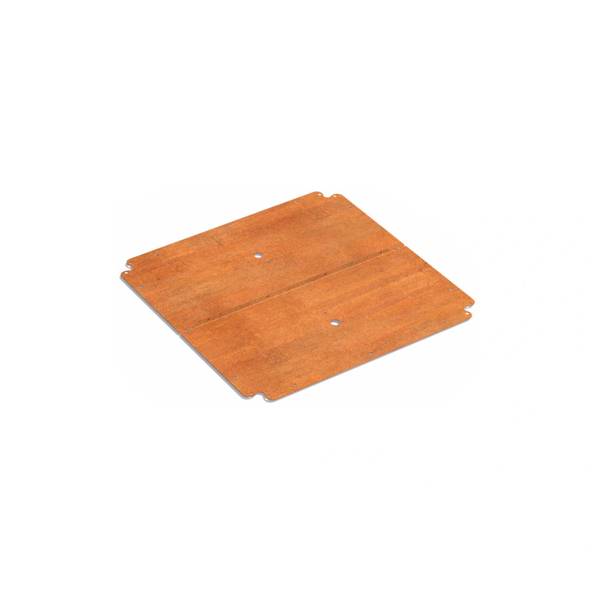 Bodenplatte für Pflanzkübel ADEZZ CARREZ Connect aus Cortenstahl, 80 × 80 cm
