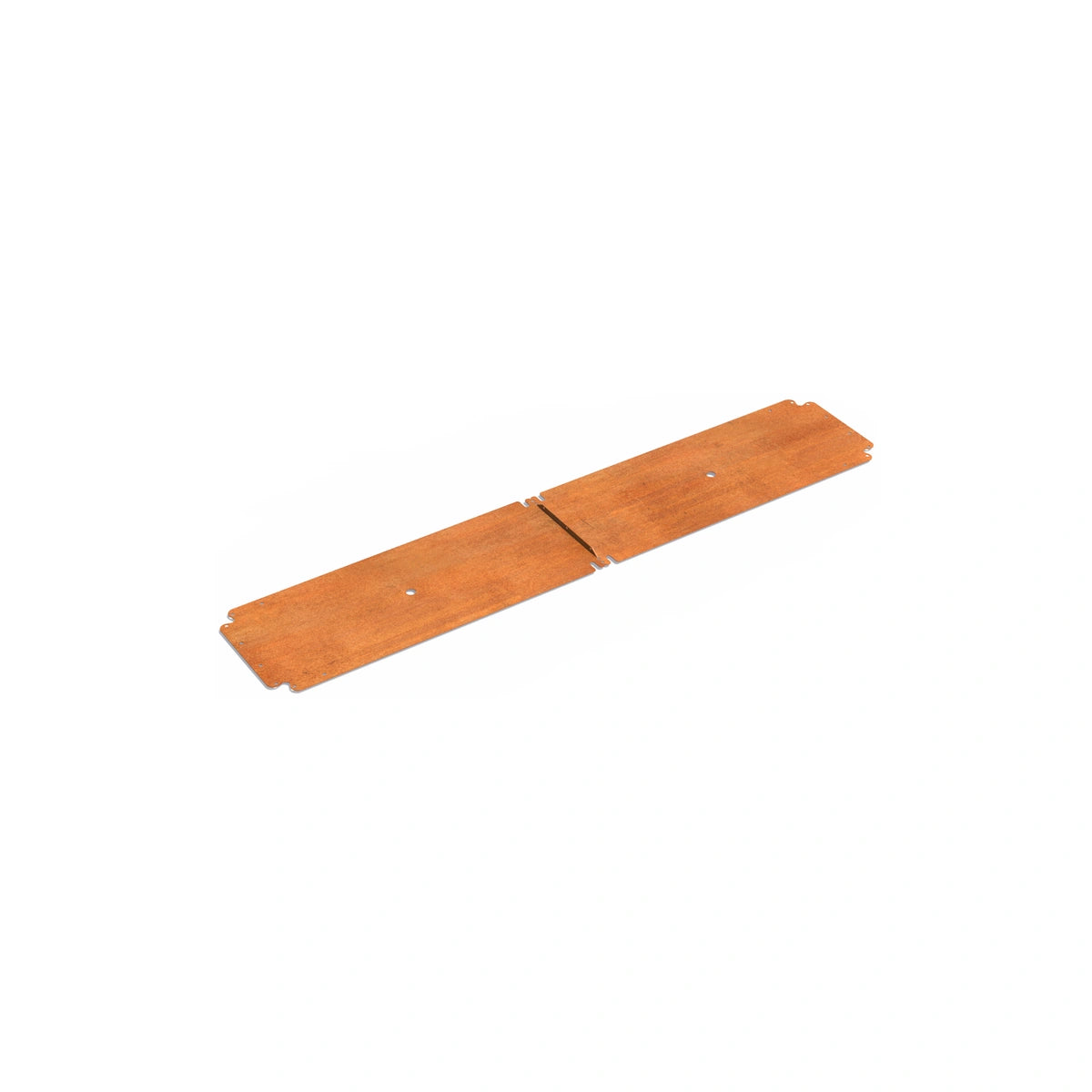 Bodenplatte für Pflanzkübel ADEZZ CARREZ Connect aus Cortenstahl, 200 × 40 cm