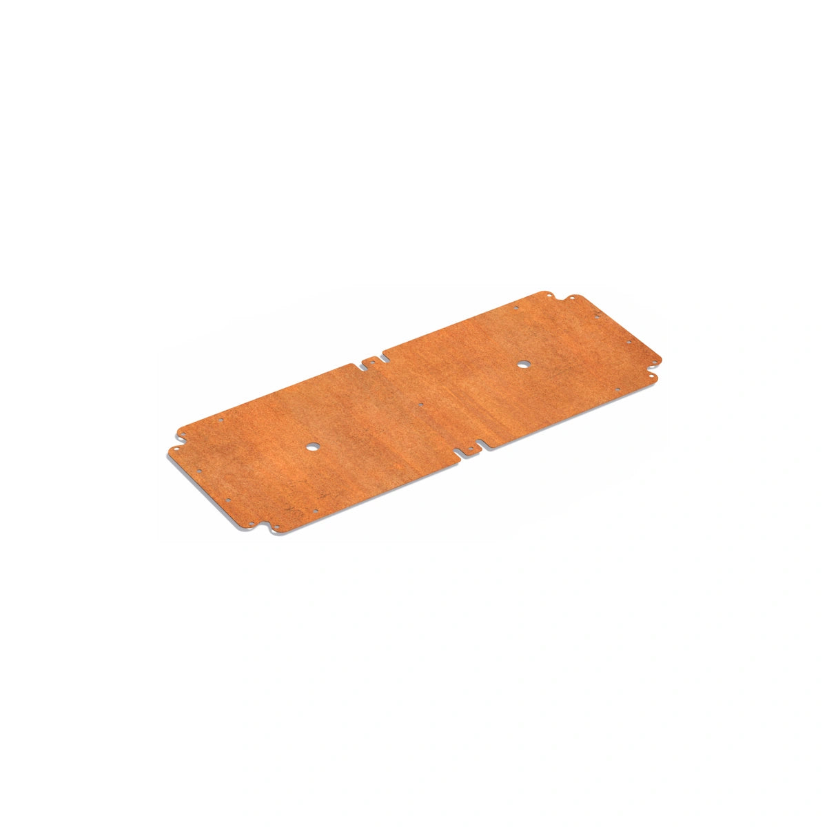 Bodenplatte für Pflanzkübel ADEZZ CARREZ Connect aus Cortenstahl, 100 × 40 cm