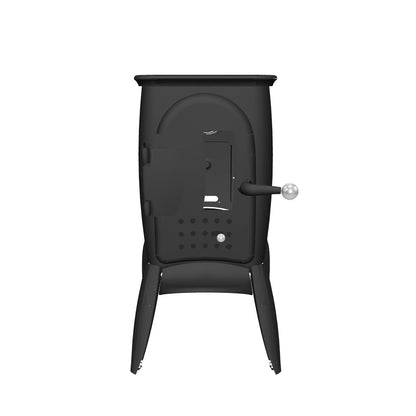 Kaminofen Austroflamm G1 (6 kW) in Anthrazit mit Konvektionsmantel