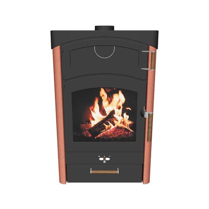 Kaminofen Austroflamm Pallas Back 9 kW Stahl