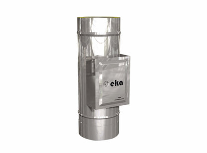 Prüföffnung Hochtemperatur - doppelwandig - eka edelstahlkamine complex D