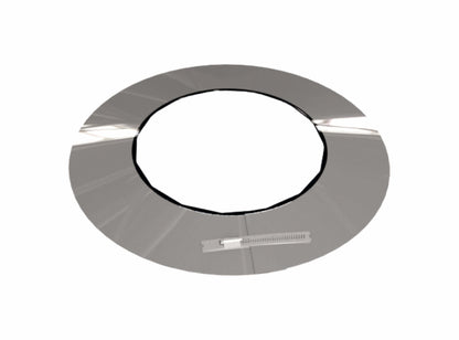 Regenkragen mit Dichtung - doppelwandig - eka edelstahlkamine complex D