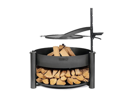 Multifunktionale Feuerschale „MONTANA X“ mit Grillrost | Ofenerlebnis.de