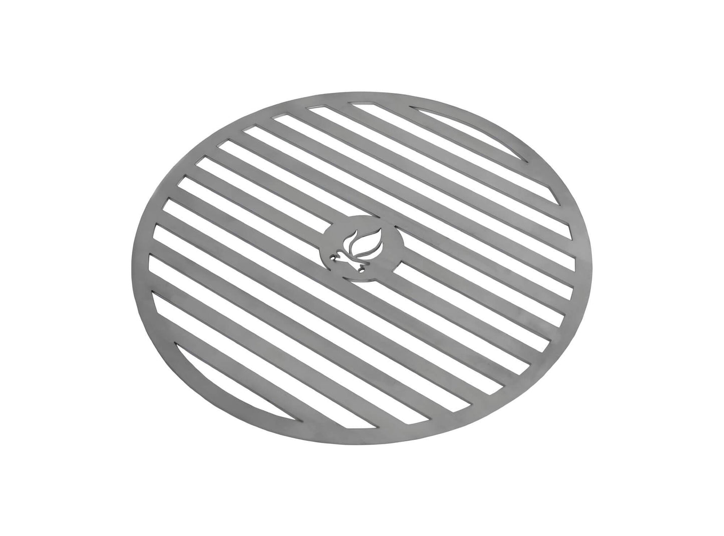 Rostfreie Grillplatte für Feuerschale mit vier Griffen + Rost