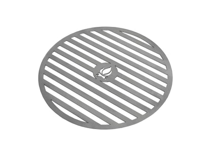 Rostfreie Grillplatte für Feuerschale mit vier Griffen + Rost