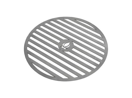 Rostfreie Grillplatte für Feuerschale mit vier Griffen + Rost