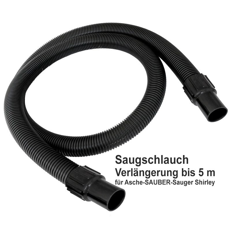 Verlängerter Saugschlauch für Aschesauger SHIRLEY