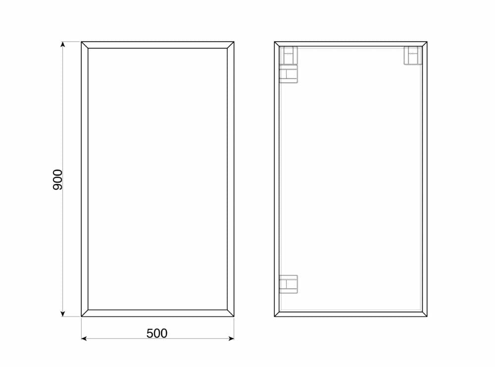 Scandi White – Spiegel mit weißem MDF - Rahmen und dekorativem Furnier - Ofenerlebnis.de