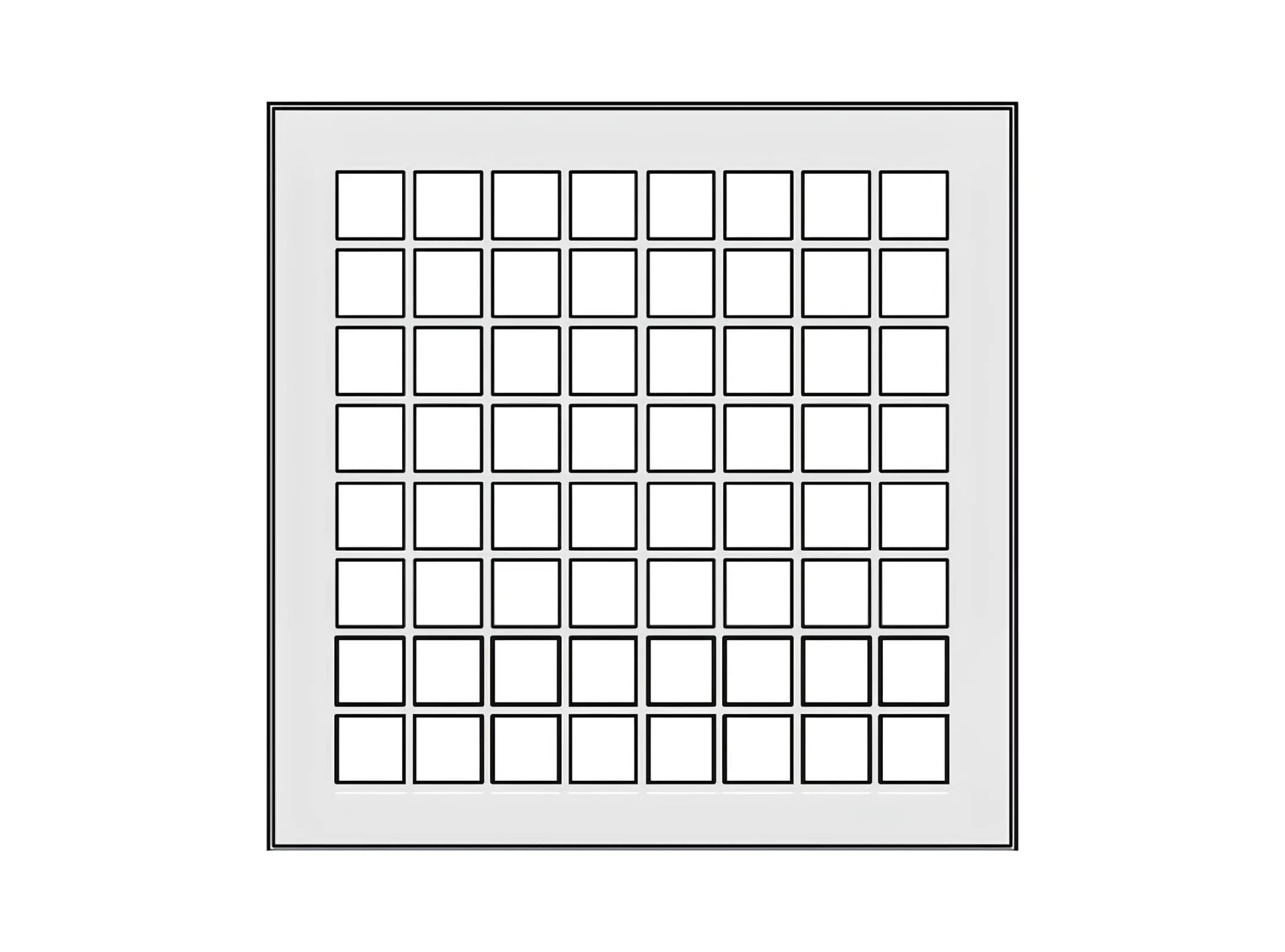 Schachteintrittsgitter 150 x 150mm - einwandig - eka edelstahlkamine complex E - ofenerlebnis.de